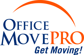 office move pro logo with tag line: get moving